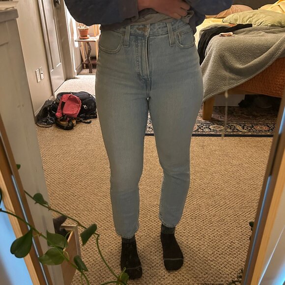 Madewell Curvy Perfect Vintage Jean in Fiore Wash / size 26 - Picture 1 of 4